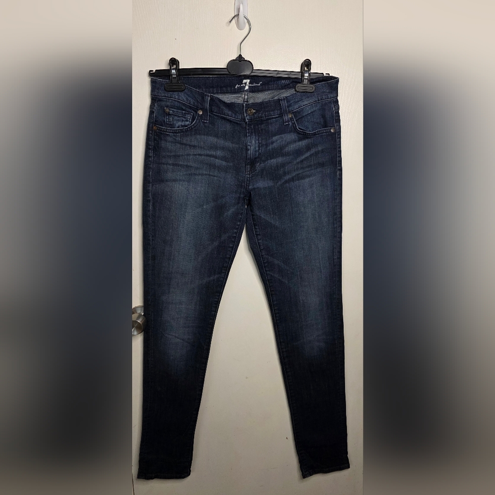 *2 For $40* 7 For All Mankind Women's Roxanne Skinny Indigo Denim
